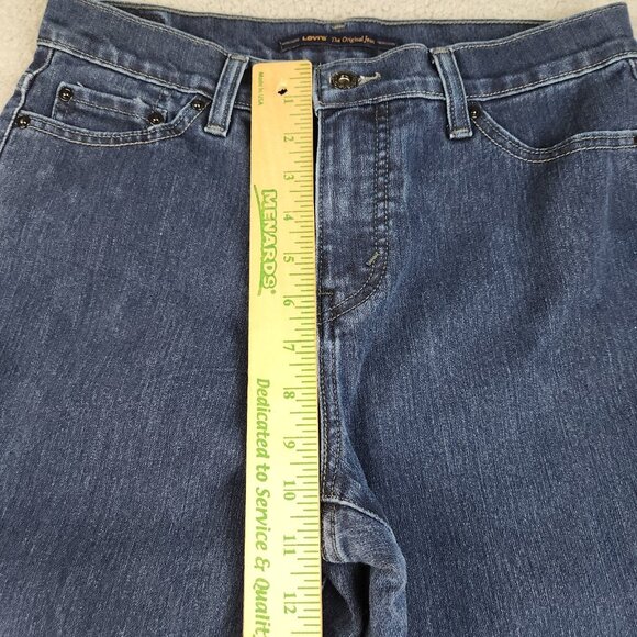 Levi's Jeans Women's 10 Perfectly Slimming 512 Skinny Dark Wash Pants Stretch - Picture 7 of 14